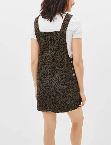 Rochie scurta Bershka, verde