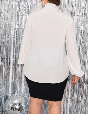 Camasa SHEIN CURVE, alb