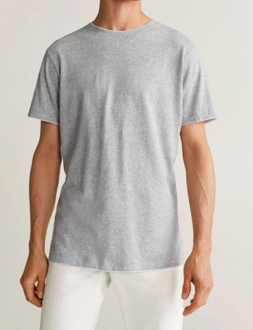 Tricou Mango, gri