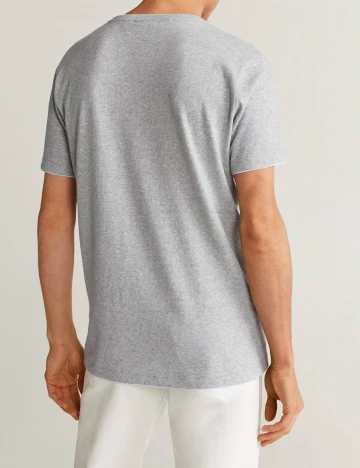 Tricou Mango, gri