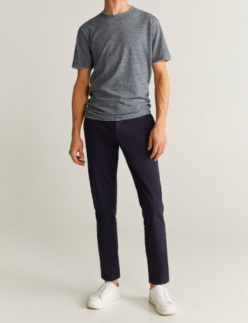 Tricou Mango, bleumarin