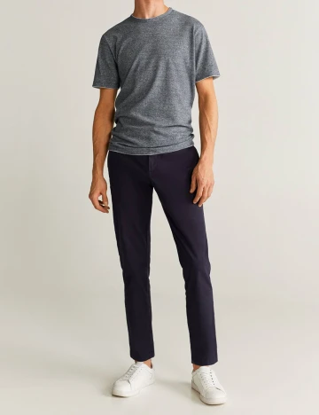 Tricou Mango, bleumarin