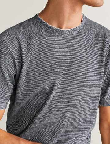 Tricou Mango, bleumarin