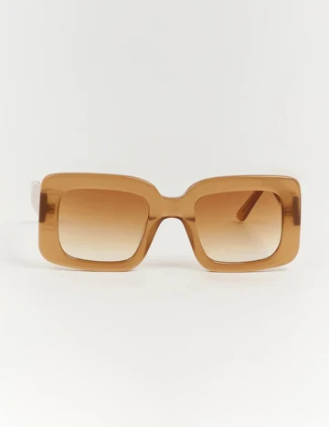 Ochelari de soare Bershka, maro Maro