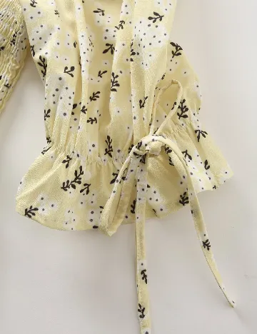 Rochie scurta SHEIN, galben Galben