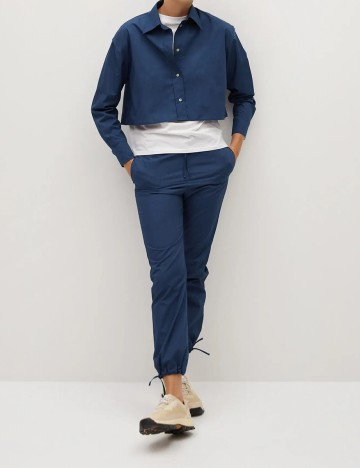Camasa Mango, bleumarin