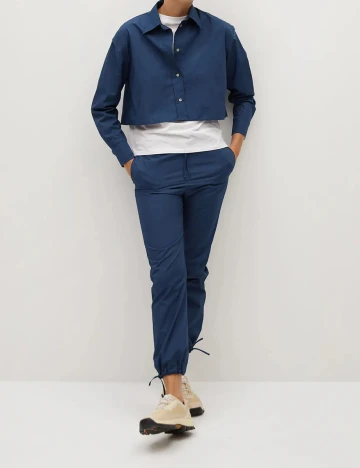 Camasa Mango, bleumarin