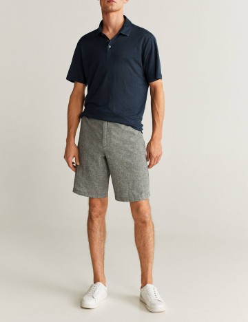 Tricou Mango, bleumarin
