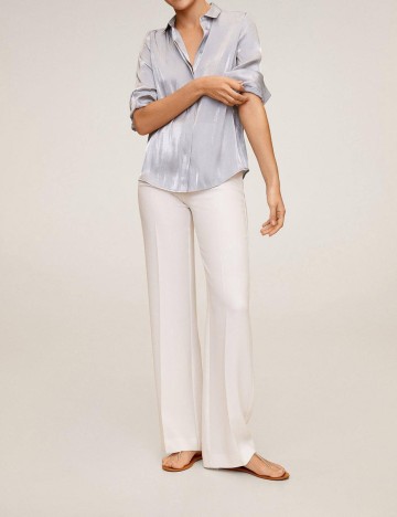 Camasa Mango, argintie, L