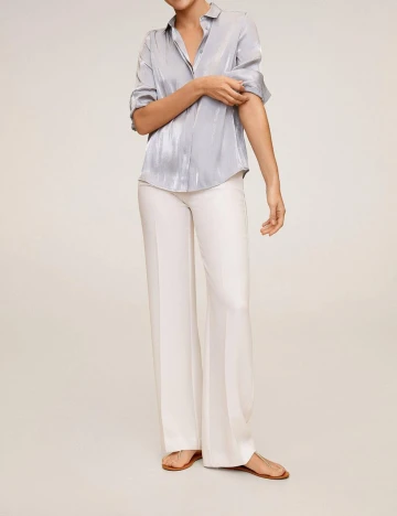 Camasa Mango, argintie