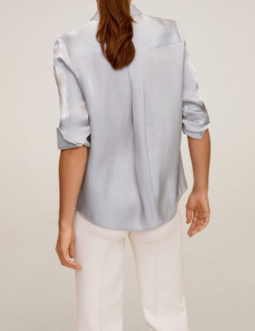 Camasa Mango, argintie