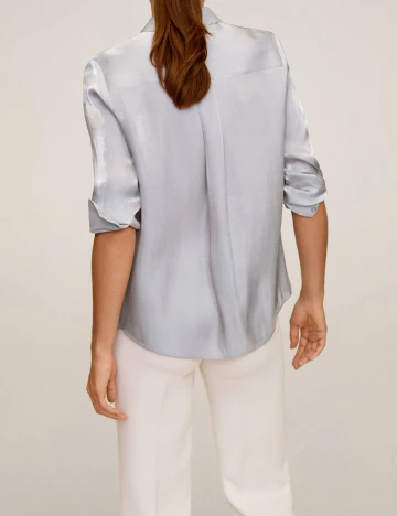 Camasa Mango, argintie