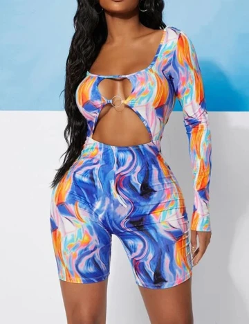 Salopeta SHEIN, mix culori