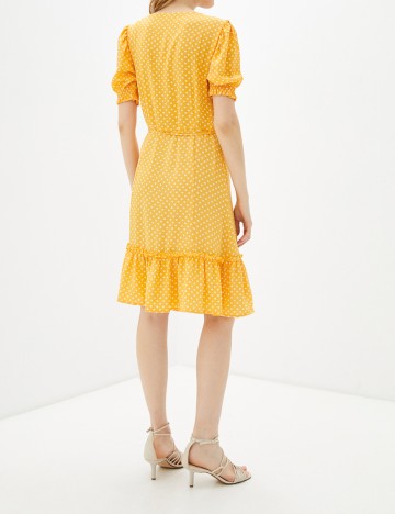 Rochie scurta Jacqueline de Yong, galben