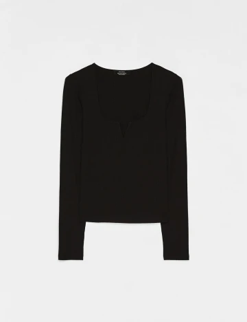 Bluza Bershka, negru