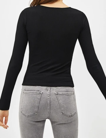 Bluza Bershka, negru