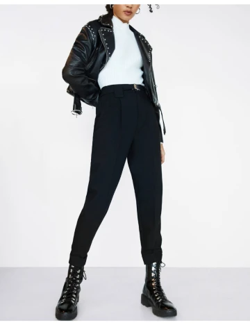 Pantaloni Bershka, negru