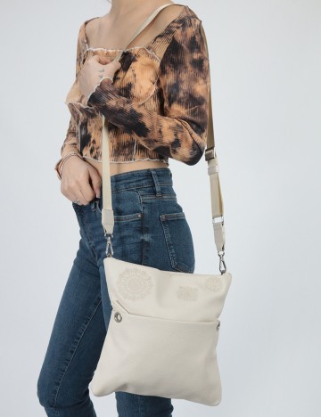 Geanta Desigual, ecru