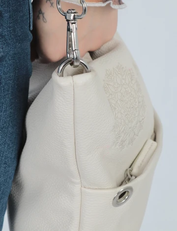Geanta Desigual, ecru Alb