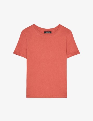 Tricou Bershka, caramiziu