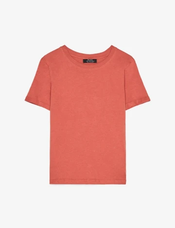 Tricou Bershka, caramiziu