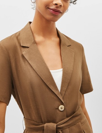 Blazer Bershka, maro