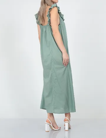 Rochie medie Jacqueline de Yong, verde Verde