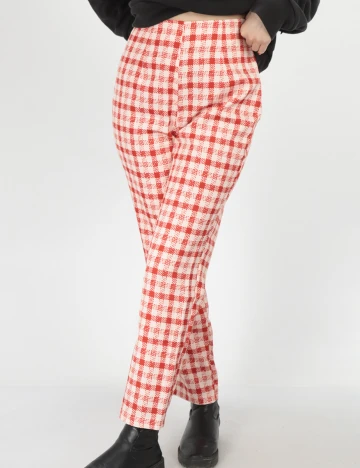 Pantaloni Double Crazy, rosu Rosu