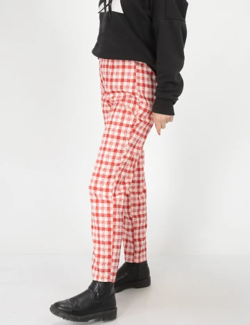 Pantaloni Double Crazy, rosu Rosu