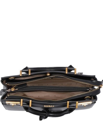 Geanta Katey Luxury Satchel Guess, negru