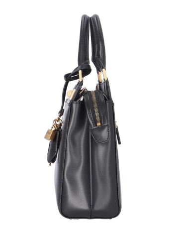 Geanta Katey Luxury Satchel Guess, negru Negru