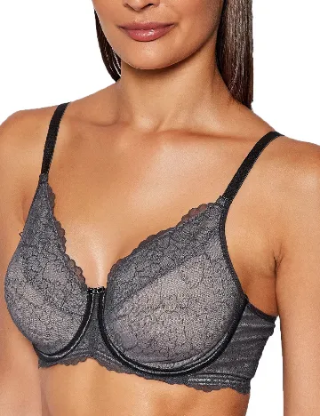 Sutien Mirage Spotlight Triumph, gri inchis