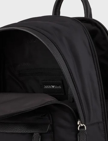 Rucsac Travel Essentials Emporio Armani, negru