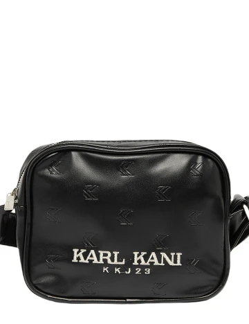 Geanta RETRO  Karl Kani, negru Negru