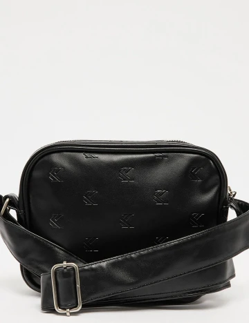 Geanta RETRO  Karl Kani, negru Negru