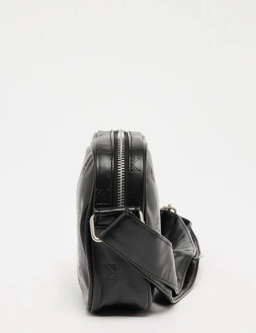 Geanta RETRO  Karl Kani, negru Negru