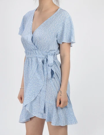 Rochie scurta SHEIN, bleu Albastru