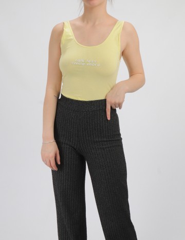 
						Body CROPP, galben, M