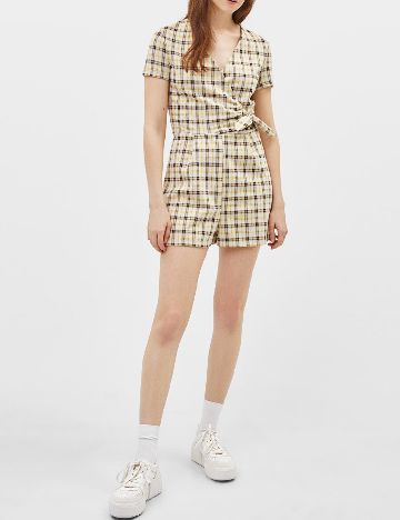 Salopeta Bershka, mix culori