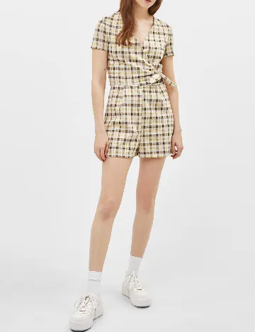 Salopeta Bershka, mix culori