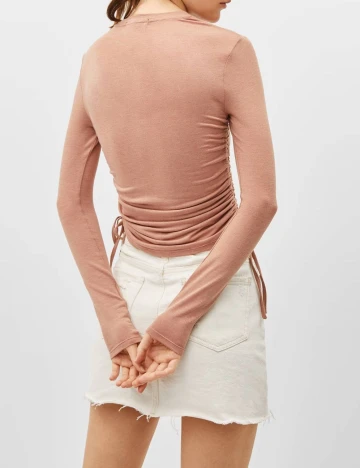 Bluza Bershka, roz pudra