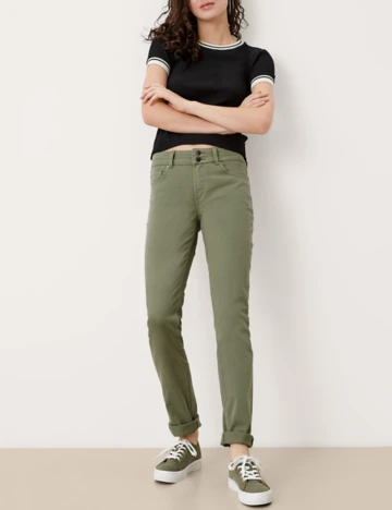 Pantaloni Q/S, verde Verde