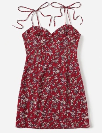 Rochie scurta SHEIN CURVE, rosu