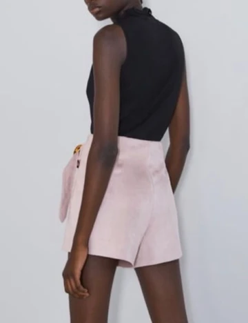 Fusta pantalon Zara, roz