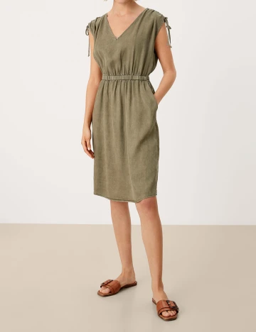 Rochie scurta s.Oliver, kaki