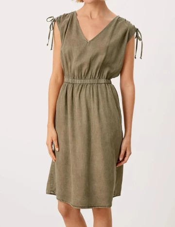 Rochie scurta s.Oliver, kaki