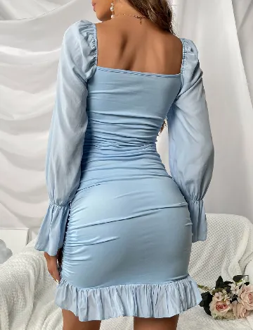 Rochie scurta SHEIN, bleu
