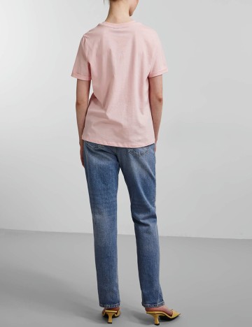 Tricou Pieces, roz
