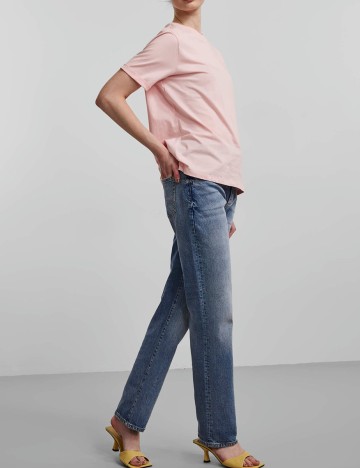 Tricou Pieces, roz