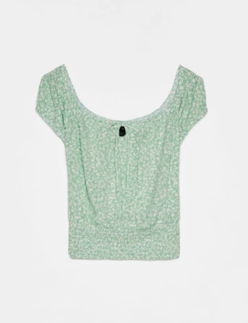 Top Bershka, verde